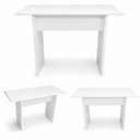 Mesa retangular 1,30cm