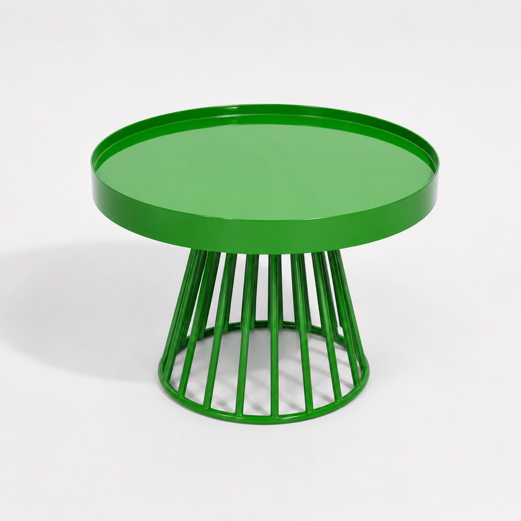 Boleira verde acrílico