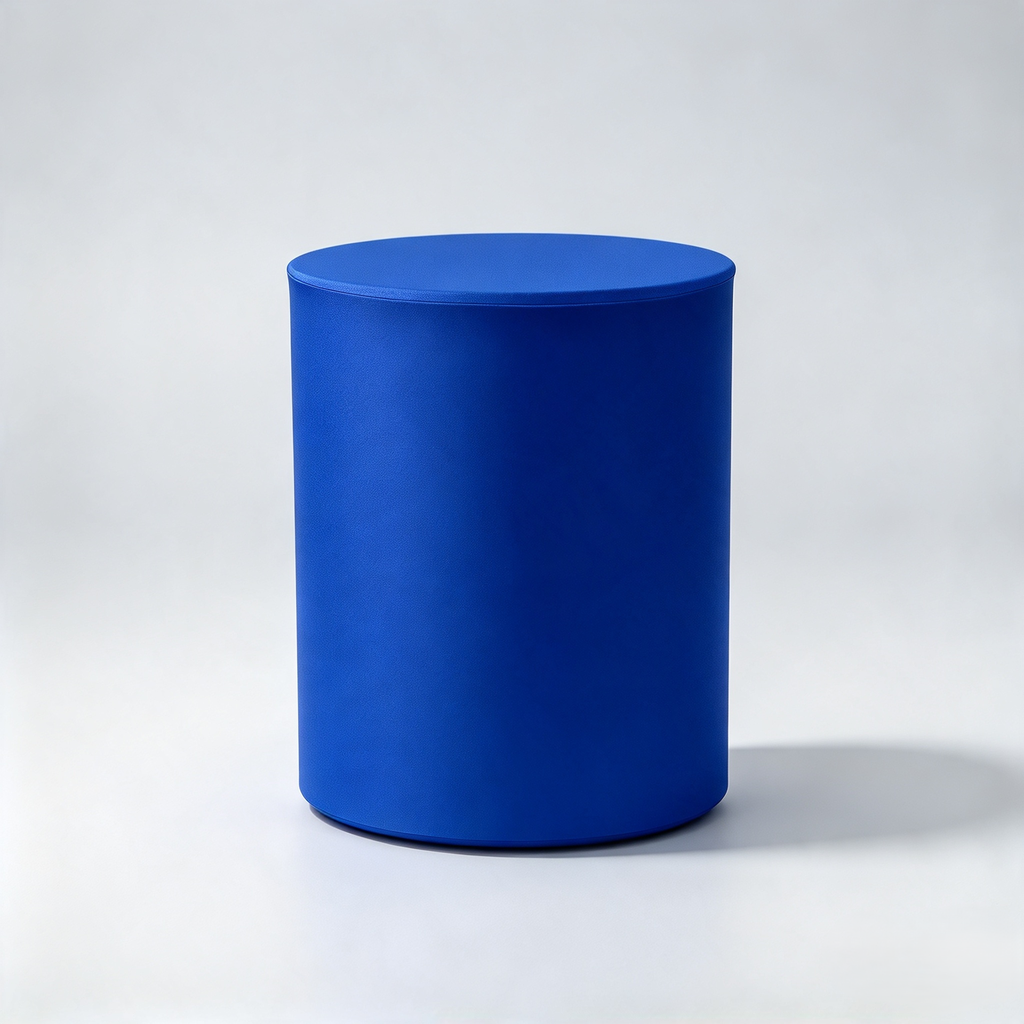 Capa lisa azul Royal para cilindro M