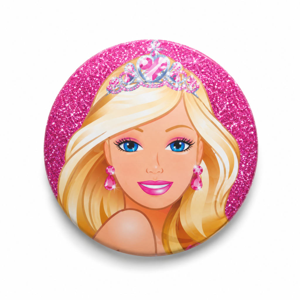 Capa Barbie para painel redondo
