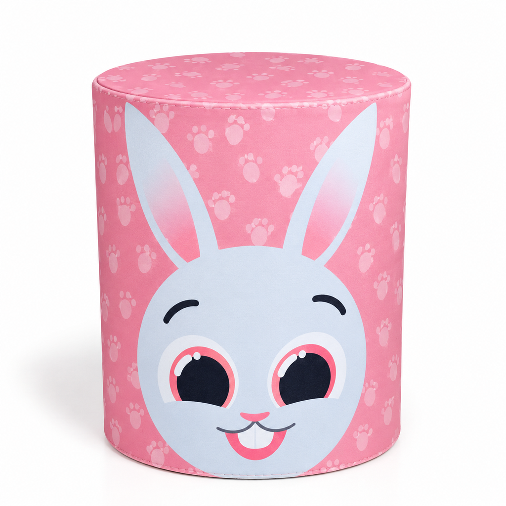 Capa Bolofofos para cilindro M rosa coelha