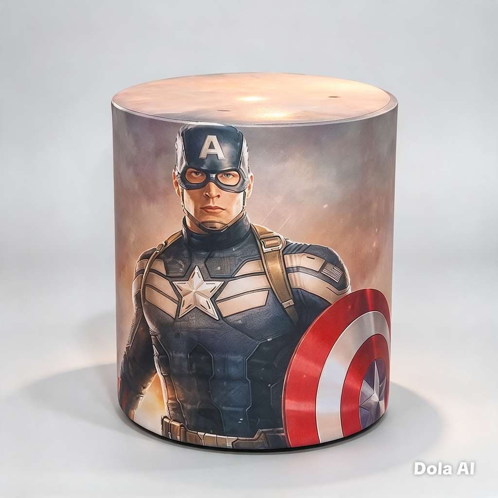 Capa capitão América para cilindro P