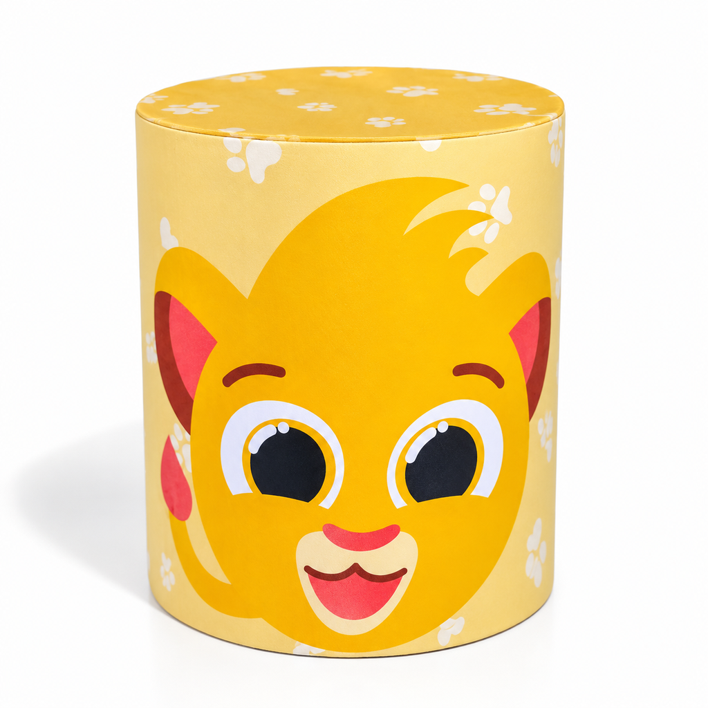 Capa Bolofofos para cilindro P amarelo leão