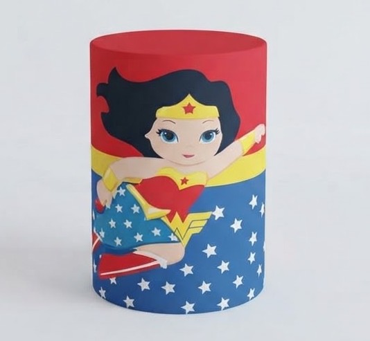Capa Mulher Maravilha para cilindro P