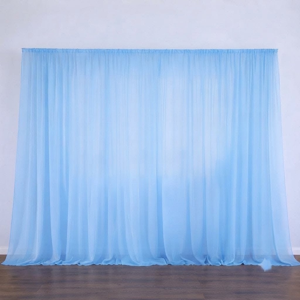 Cortina Azul Celeste | Voil