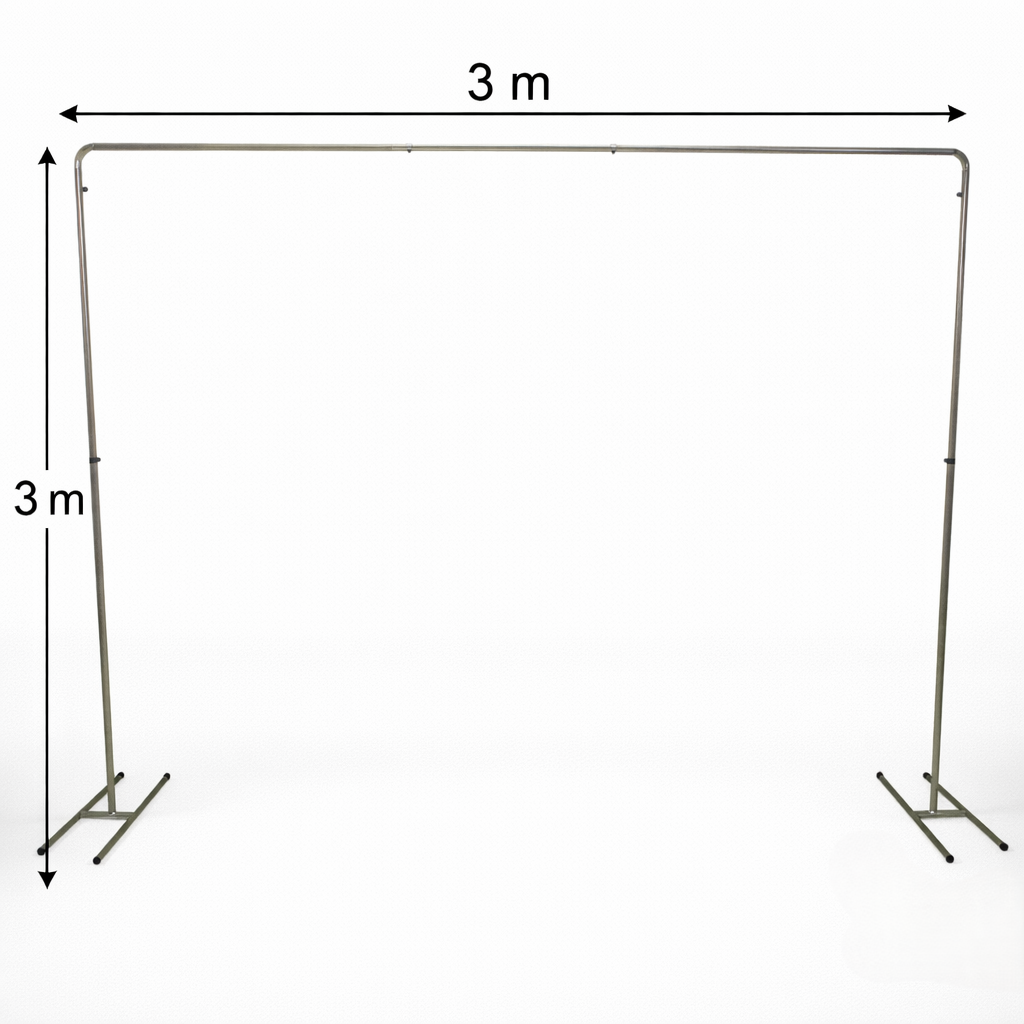 Estrutura de ferro | 3x3m