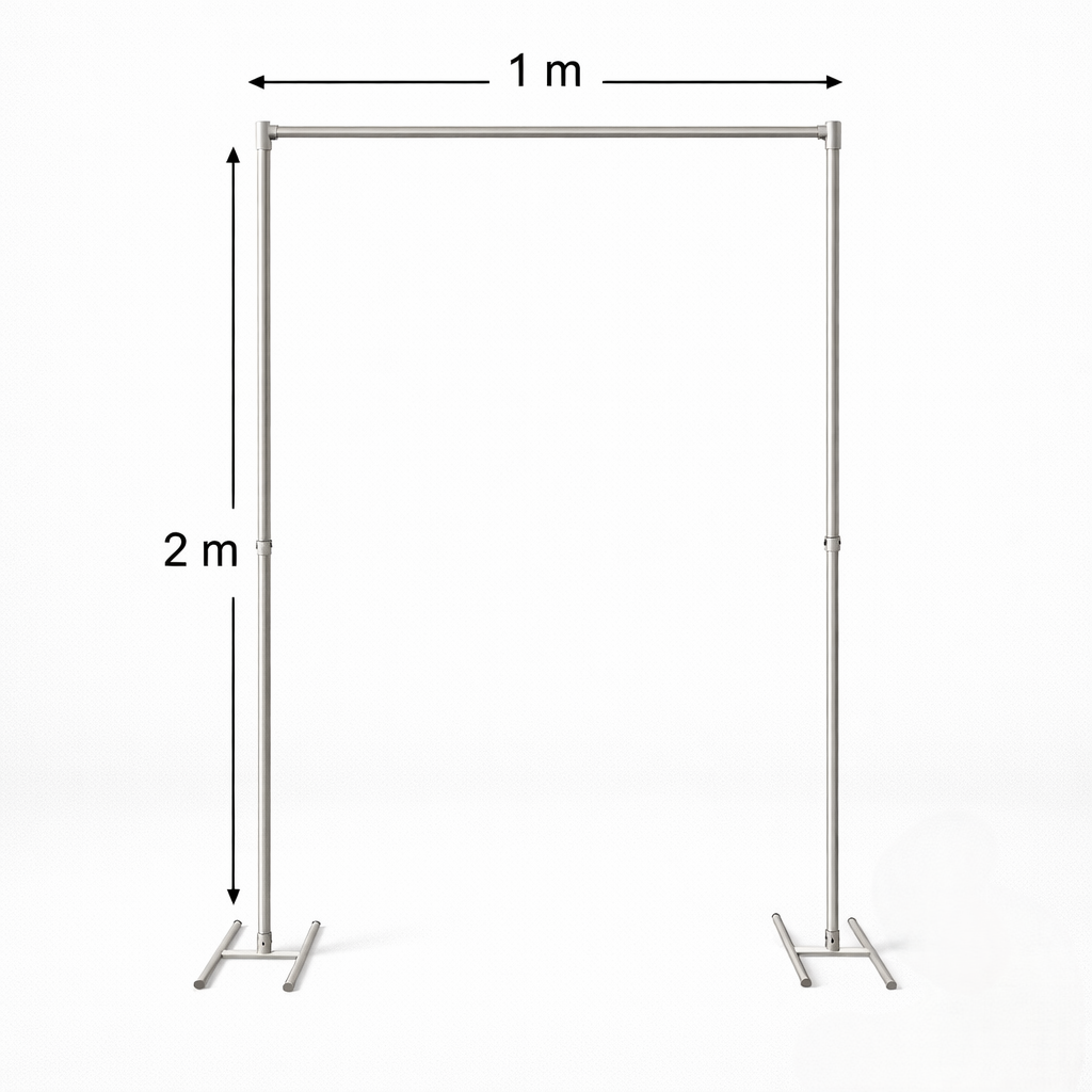 Estrutura de ferro | 1x2m