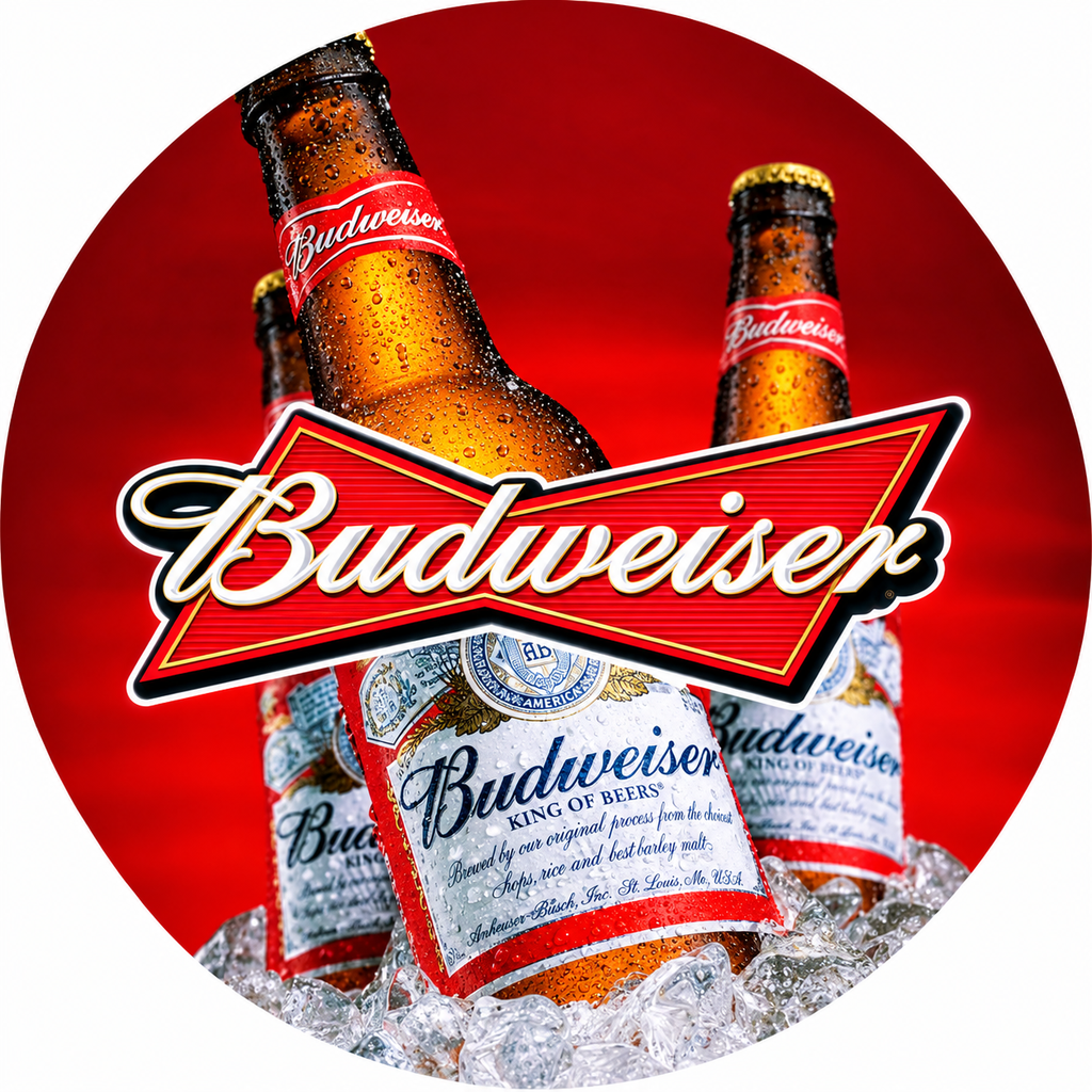 Mini capa Budweise 50x50