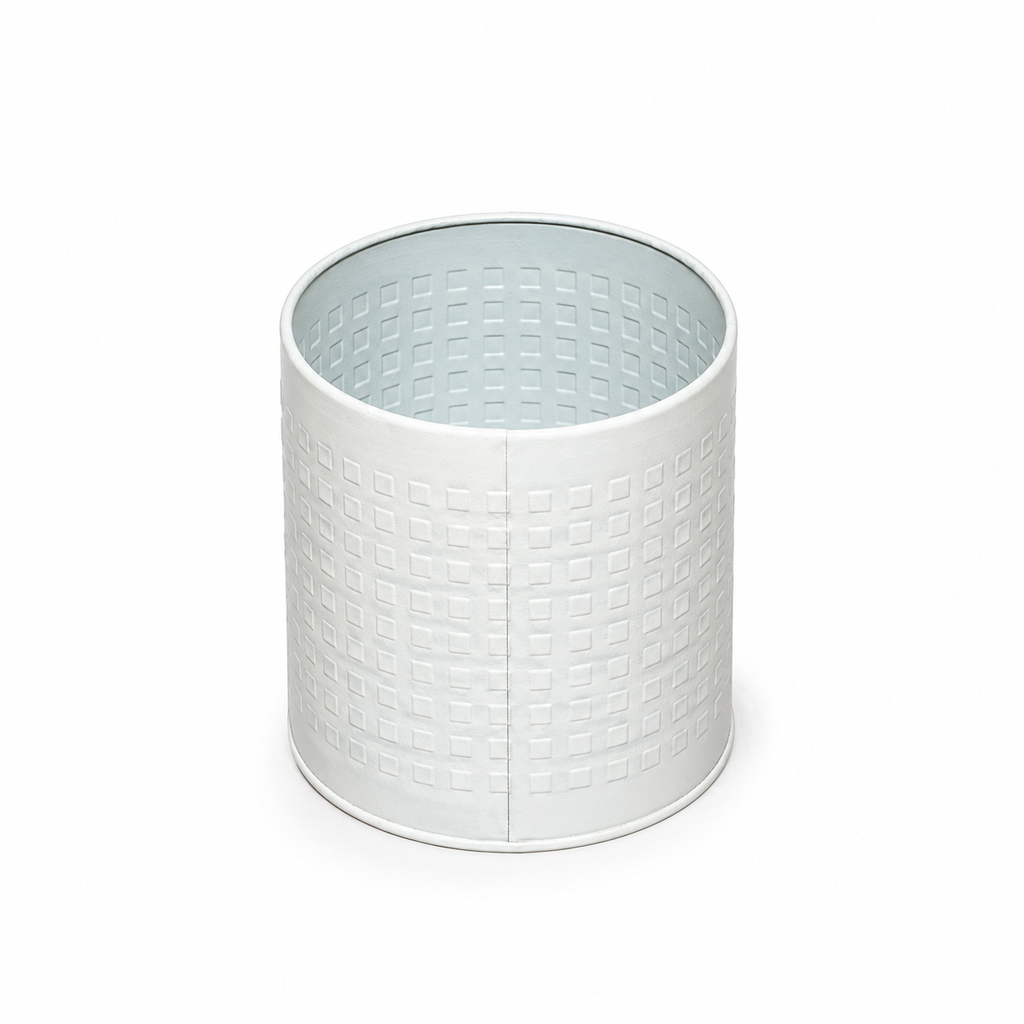 Vaso Branco Metal