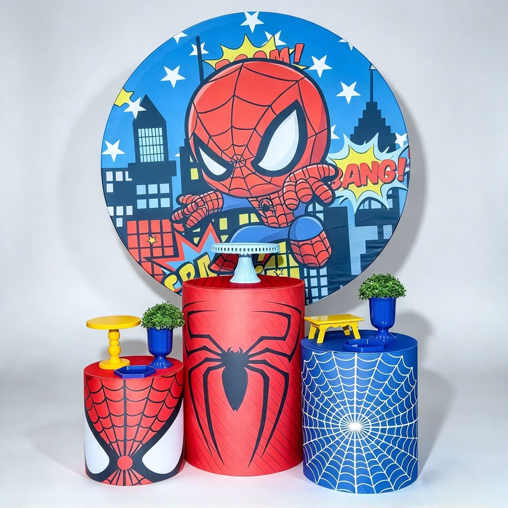 Kit prata - Homem aranha bebê