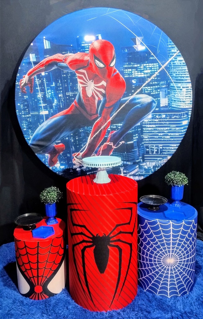 Kit prata - Homem aranha