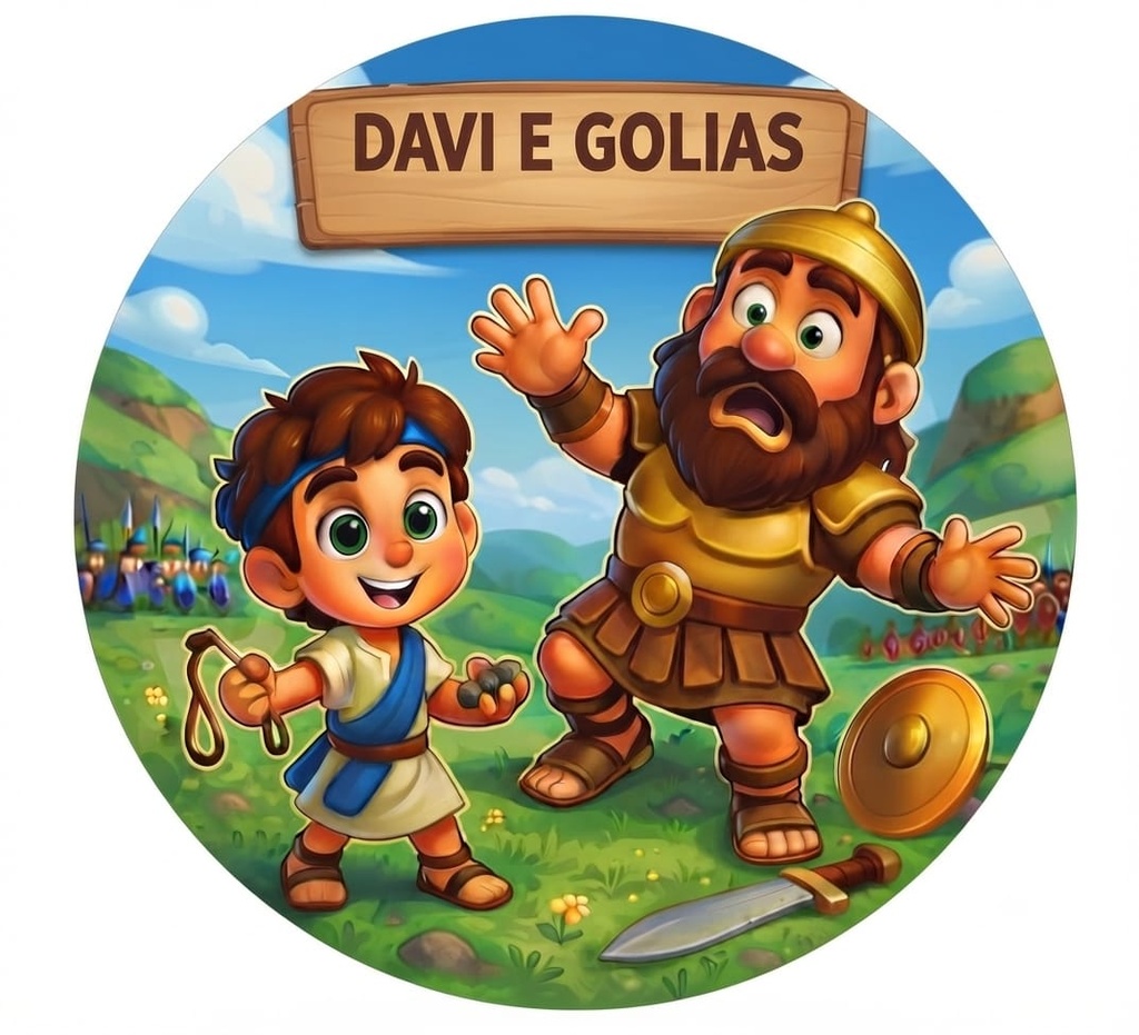 Mini capa Davi e Golias 50x 50