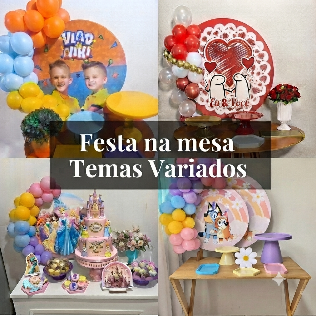 Kit festa na mesa | Temas variados