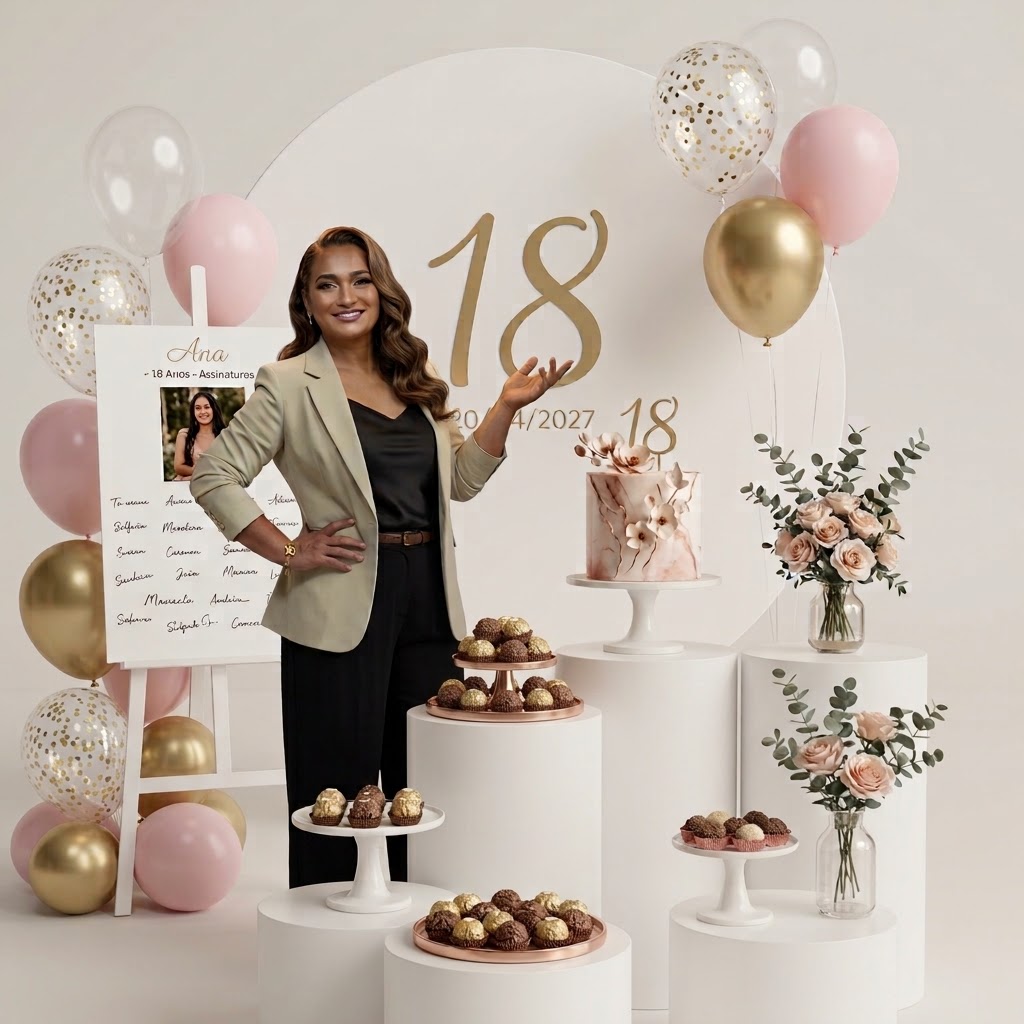 Serviços de decoração | 18 anos Minimalista